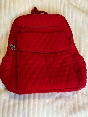Vera Bradley Quilted Red Backpack